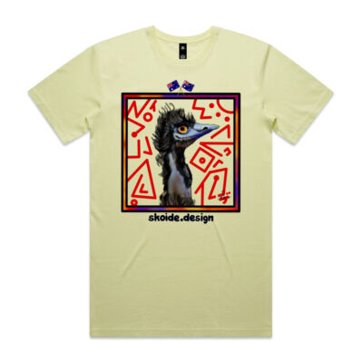 “Hairy Emu”  (2 prints) with our logo  Thumbnail